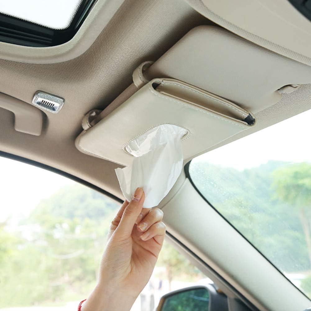 Car Tissue Holder - Leather