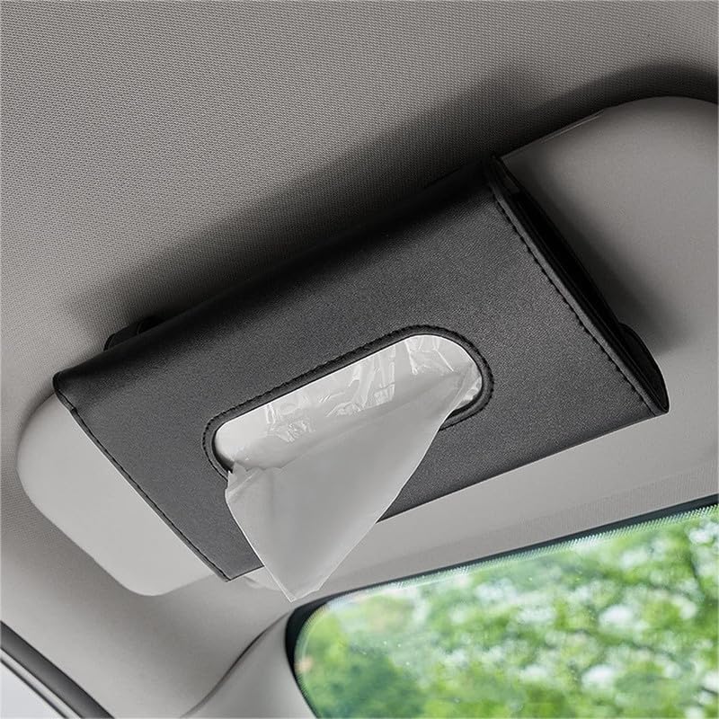 Car Tissue Holder - Leather